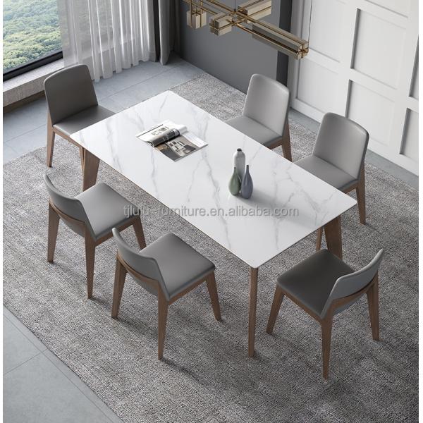 Modern Designs Wooden Solid Wood Dining Table for Bedroom and Dining Room Designs