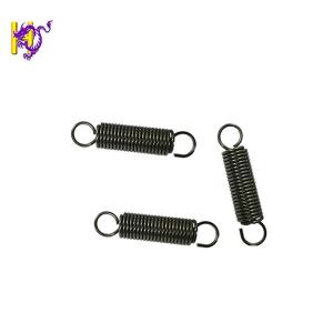 China OEM Black Galvanized Double Hook Tension Spring With Hook on sale
