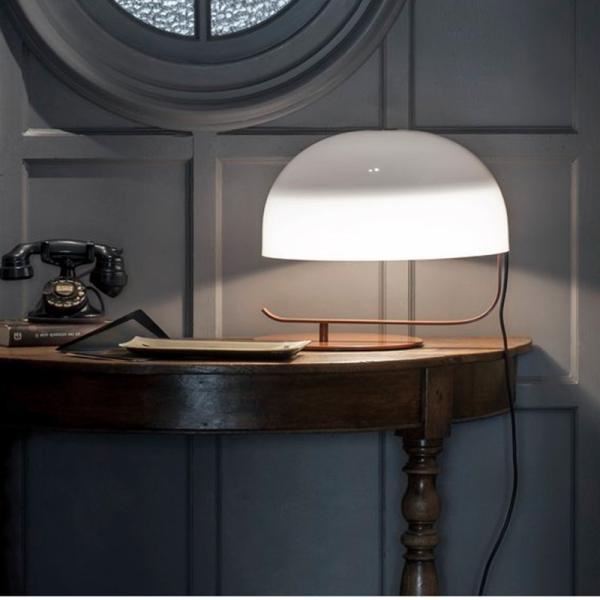 Nordic Simple Mushroom Table Lamp Post-Modern Light Zanuso Table Lamp(WH-MTB-204)