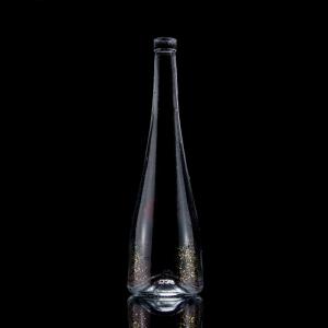 Buy cheap Cone Shape Screen Printing Vodka Whisky Liquor Glass Bottle 750ml with Super Flint Glass product
