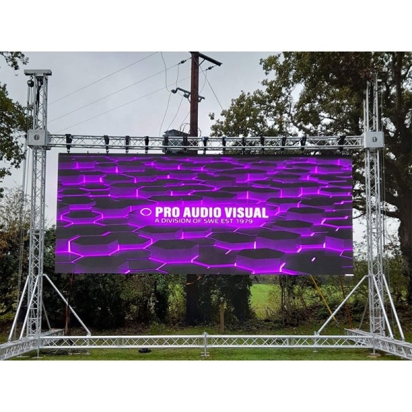 P6 Outdoor Full Color LED Display Screen 960x960mm and 6500 brightness