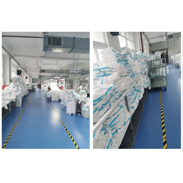 Surgical Disposable Protective Gown Non Woven Fabric PE Breathable Film soft