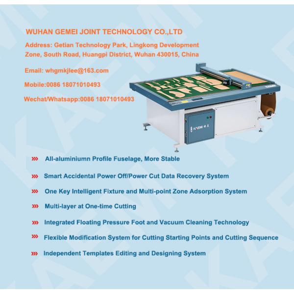 Inkjet CAD Cutter Plotter Machine For Footwear Bags Garment Fabric Paper Pattern