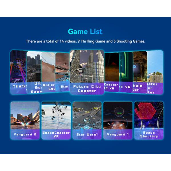 Immersive Virtual Reality Game Simulation VR 720 Degree Flight Chair Simulator Machine Dynamic Motion System Indoor Park Fun