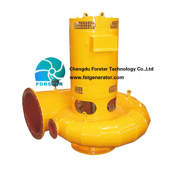 100 - 240kw Small Hydroelectric Power Generator Tubular Type Long Lifespan