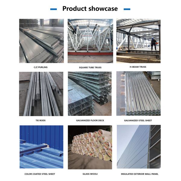 Modular Prefab Multi Floor Steel Frame Office Building Commercial Complex Construction Bolted Assembly