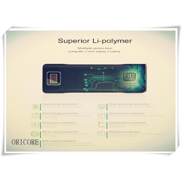 Long Lasting High Capacity Qi Quick Charging Power Bank Wireless Travel Use