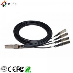 China 4 Channel SFP Optical Transceiver Module 40G QSFP+ To 4xSFP+ Passive Copper Cable on sale