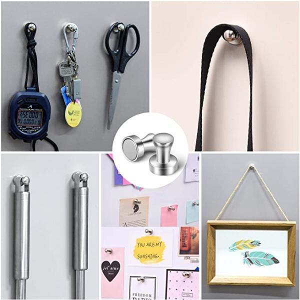 7 Colors Transparent N35 Neodymium Magnetic Board Pins For Whiteboard