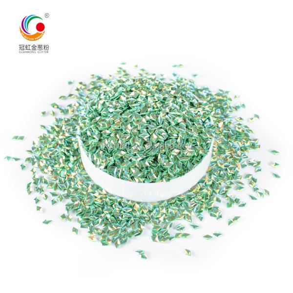 Custom Loose Reflective Glitter Powder Sequins 3D Prismatic For Lip Gloss