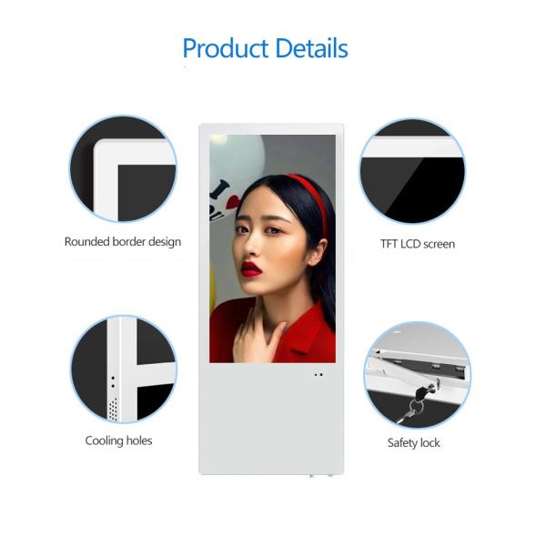 27" Elevator Advertising Display Lcd Smart Monitor 27inch Digital Signage Display Solution