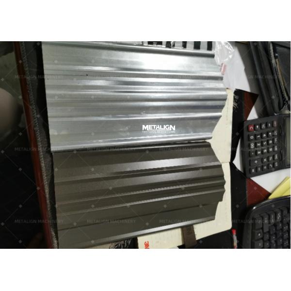 Continuous Customized Roll Forming Machine With Protective Chain Cover And Hydraulic Flying Shear For Fence Post Profiles