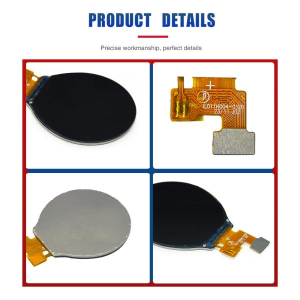 1.09 Inch Circular TFT LCD Module 240x240 Resolution SPI GC9A01