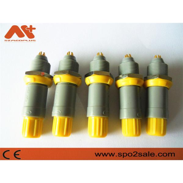 (G51MC7-P08LFD0-0040) 1P pull push 8 pin plastic socket, Grey Shell,Yellow,dual 60 key