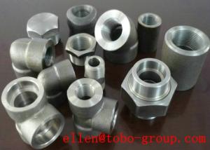 China ASME B16.11 SW 45 Degree Elbow Stainelss Steel Pipe Fittings DN6 - DN100 3000LB on sale