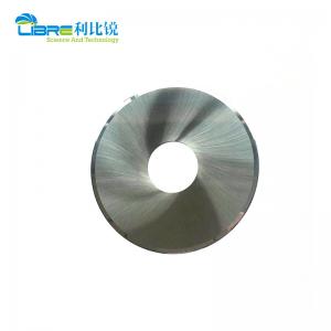 China Double Bevel Tungsten Carbide Round Cutting Blade For Cigarette Filter on sale