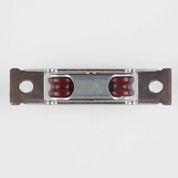 Hotel Villa Apartment Office Building 65mm Nylon Wheel UPVC Double Sliding Window Roller