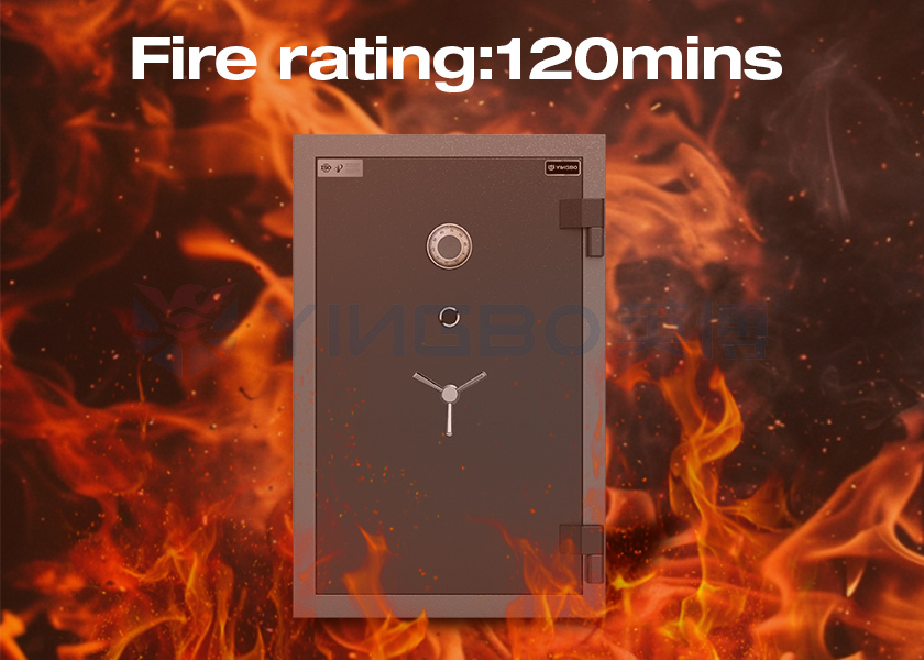 Large Fireproof Safe 2 Hour Fireproof Storage Box Mechanical Lock Best Fire Proof Safes For Home