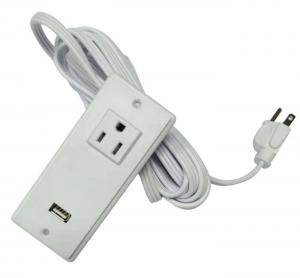 Buy cheap 250V US Double USB Desk Plug Sockets American Standard Power Cords product