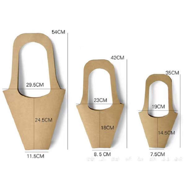 Flower Store Hanging Shopping Bags Flower Portable Packaging Bag