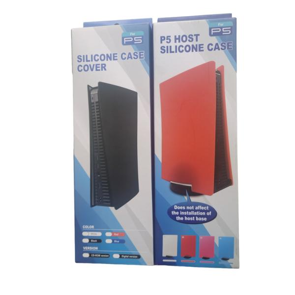 Non-slip Waterproof Silicone Skin Console Cover Protective Dustproof Case For Ps5 Console Original Digital Edition Console