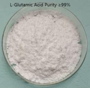 Buy cheap C5H9NO4 L Glutamic Acid Powder 99% Purity Soluble In Formic Acid product