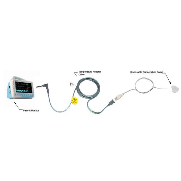 GE Dual Medical Temperature Sensor For Patient 11 Pin Male Plug Connector