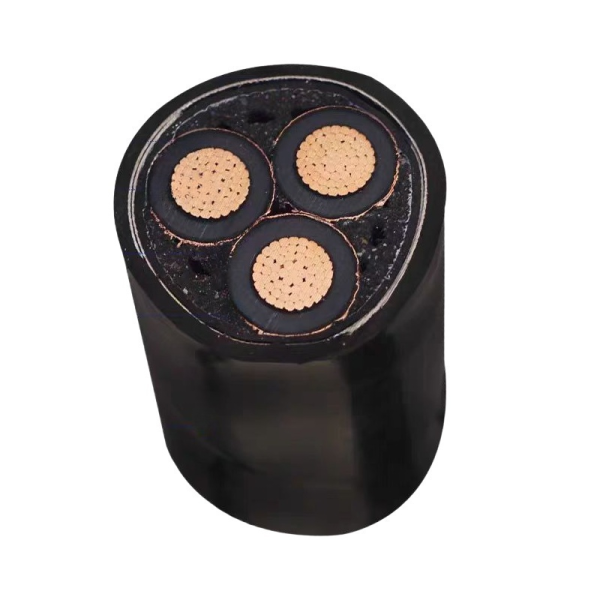 8.7/15KV Copper Conductor XLPE Insulated PVC Sheathed Power Cable 3 Core