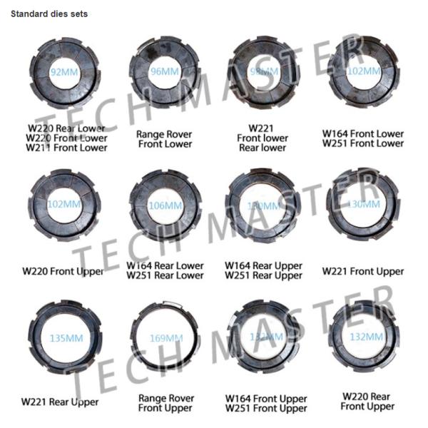 Crimping Machine with 10 Die Sets for Vehicle Air Suspension, Air Spring & Shock Absorber