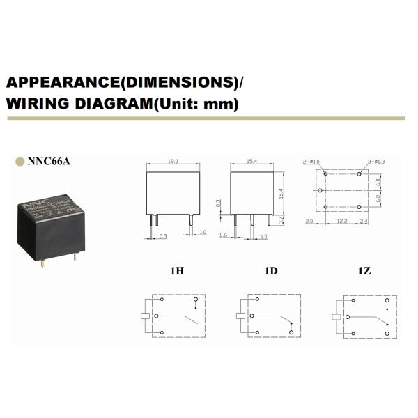 NNC sugar cube miniature PCB relay NNC66A( T73 ) sugar cube 5A 7A 10A electromagnetic relay 12V for welding machine