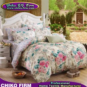 China CKMFM011-CKMFM015 Flower Design Reactive Printed Queen King Size Polyester Bedding Sets on sale