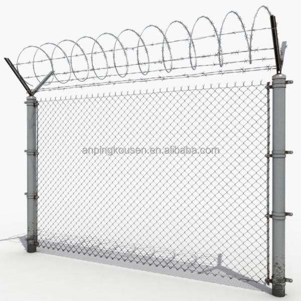 Metal Frame 4mm Wire Mesh 3D Panel Fence Decorative for Airport Perimeter Security