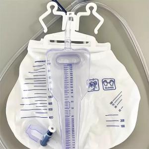 Buy cheap Disposable Urine Drainage Bag Urine Meter System Medical External Urine Bag 2000ml product
