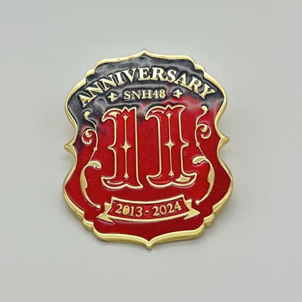 Premium Malaysian Integrity Badge, Custom Metal Enamel Lapel Pin for Uniform & Souvenir