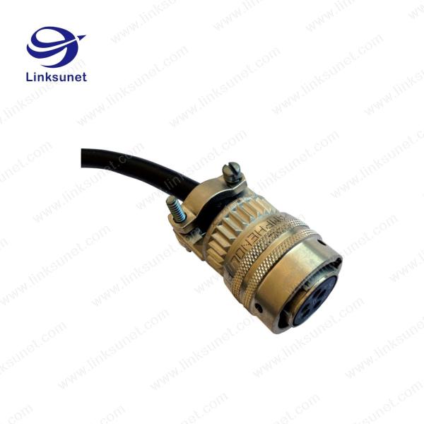 MIL - 5015 MS3108A - 20 - 29S Female Sockets Circular Connector Cable Assembly For Industrial Robot