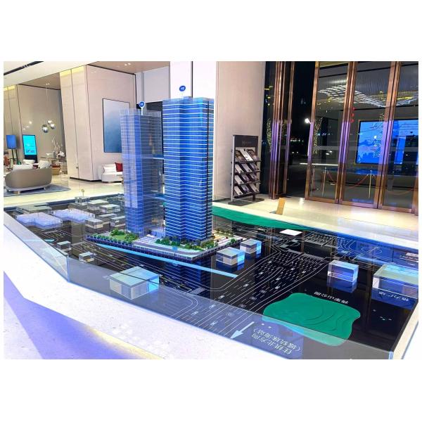 Urban Development 1:100 Scale Model Residential Towers Modern Architectural Models