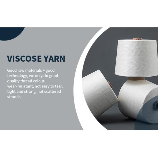 High Continuous 120D/2 Fancy Viscose Yarn White 300D Polyester Ring O/E 40S/1 Yarn Viscose Filament Yarn
