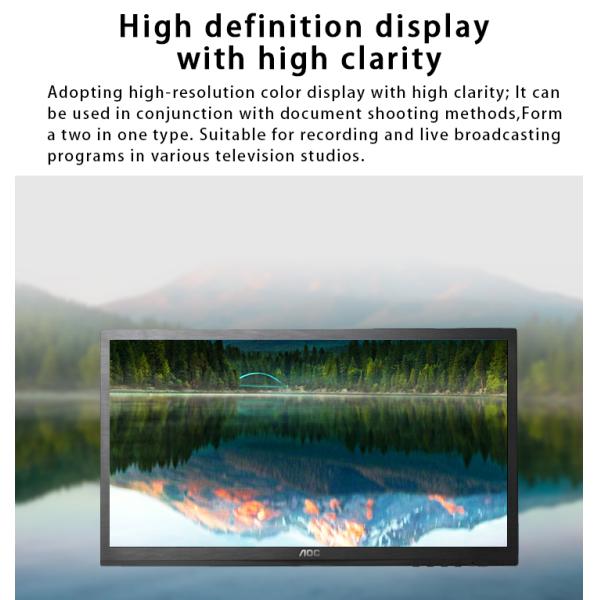 Live Streaming with 21 inch Portable Teleprompter and Tripod