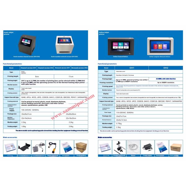 Top Sale Not Blocked Automatic Inkjet Printing Machine Date Coder Machine with Bracket with Conveyor