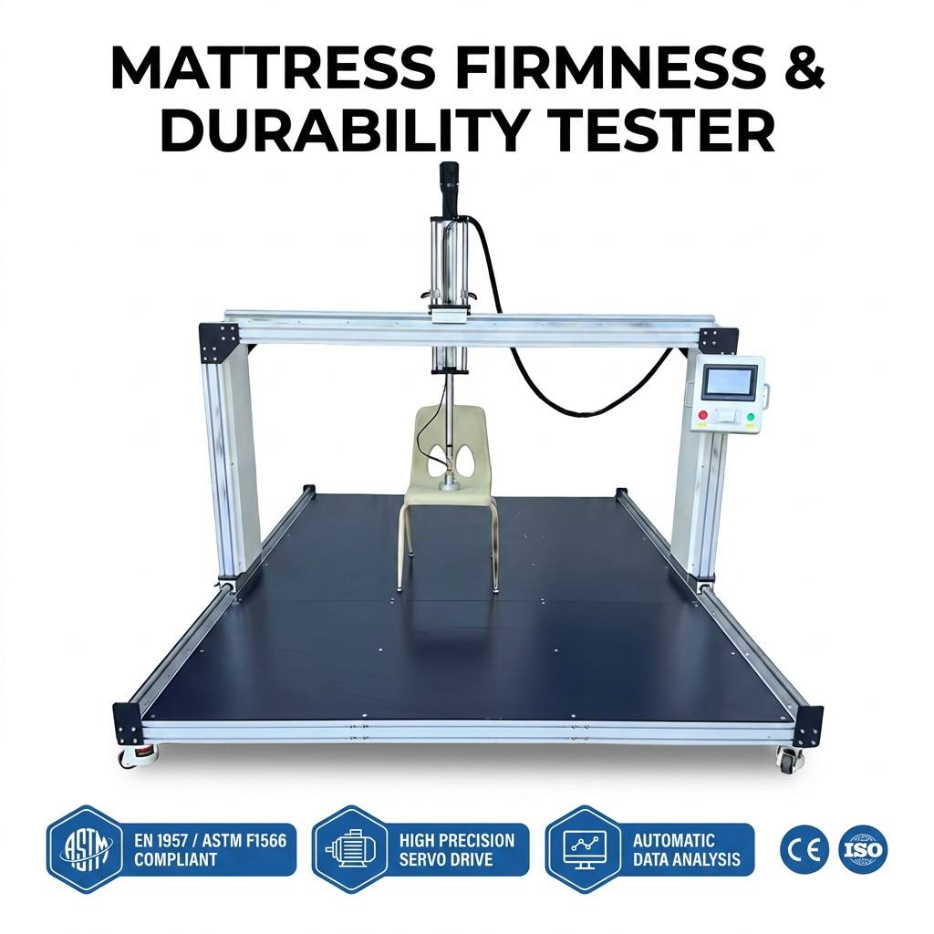 Computerized Mattress Compression Firmness Testing Machine Auto Data Recording & Report Printing CE Certified