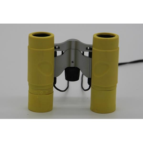 Outside Lightweight Travel Binoculars , Yellow Compact Lightweight Binoculars