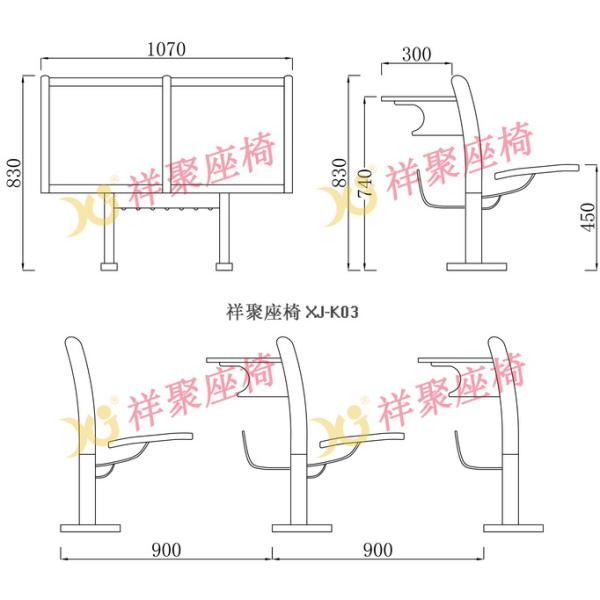 Double Person College School Desk And Chair, Wood Campus Bench And Table For Sudent