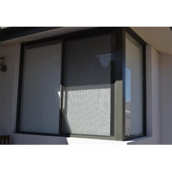 Seamless Welded Aluminum Casement Windows With Blinds 304 Stainless Steel Mesh