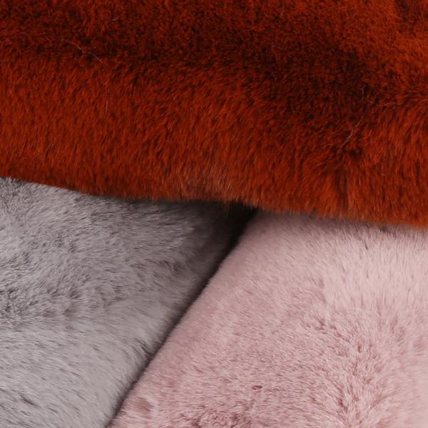 500meters Min Order Plush Fur Fabric 100% Polyester 10-20mm Density D Knitted Fabric
