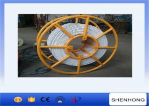 China Overhead Lines Tower Erection Tools Pilot Nylon Double Braid Rope 20mm Diameter 75KN Breaking Load on sale