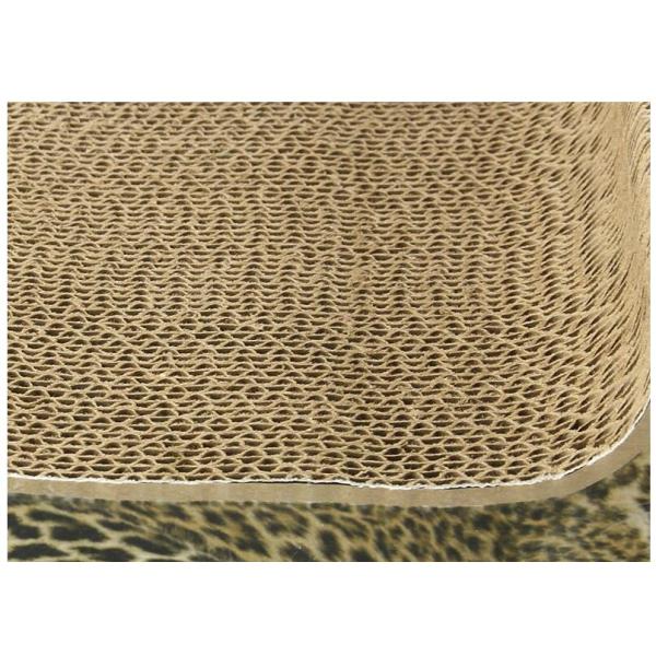 Tiger Shaped Cat Scratch Board , Wall Corner Cat Scratcher 100% Harmless