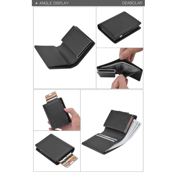 Availiable Aluminum Card Holder for Men Custom Metal Business RFID ID Cartera Slim Minimalist Wallet