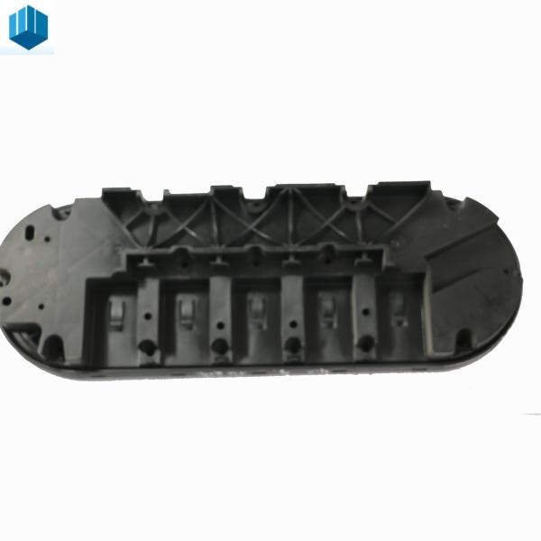 PP Custom Plastic Enclosures Oval Black Bottom Case