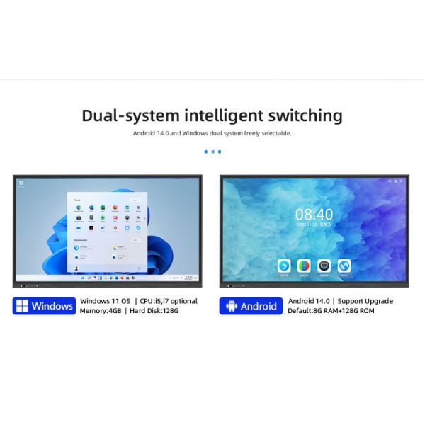 IR Touch Screen Smart Board Interactive Whiteboard 55" 65" 75" 86" 98" 110"