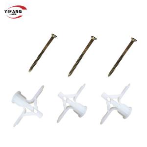 China Customized Size Nylon Plastic Wall Anchors Aircraft Expansion Nail on sale